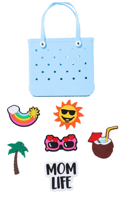 „EVA Beach Bogg Bag“ vandeniui atspari didelė nešiojama pečių rankinė moterims didelės talpos rankinė, madinga moteriška paplūdimio nešiojama rankinė