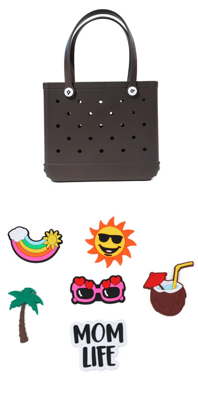 „EVA Beach Bogg Bag“ vandeniui atspari didelė nešiojama pečių rankinė moterims didelės talpos rankinė, madinga moteriška paplūdimio nešiojama rankinė