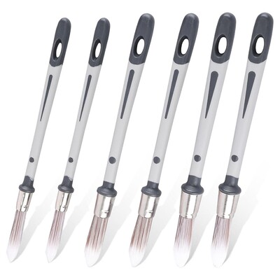 Sienų dažų teptukai, mažų apdailų dažų šepečiai įrankių dažų kraštai, skirti namų sienų kampui pataisyti