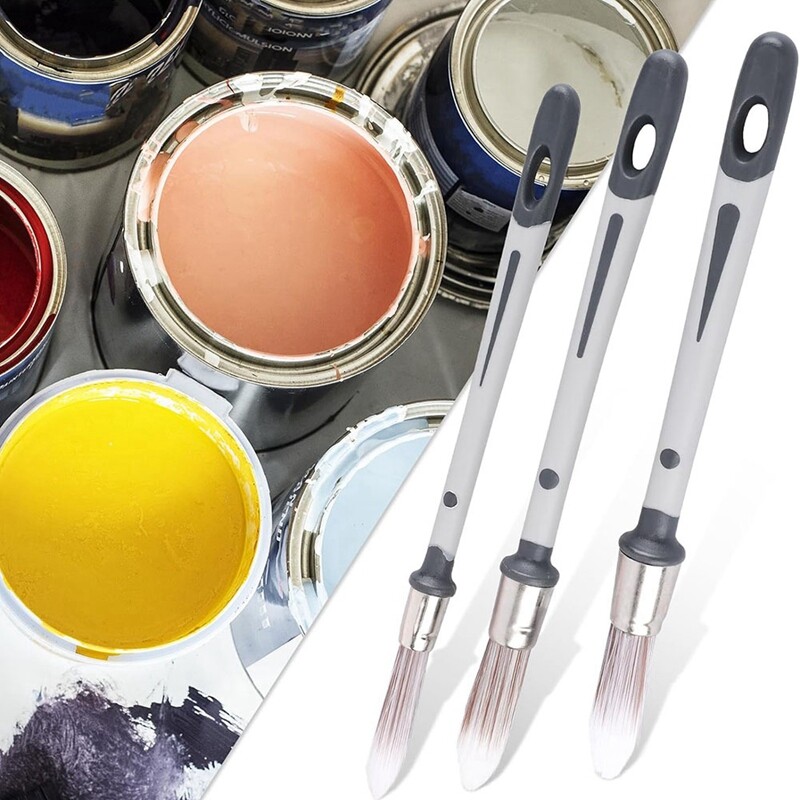 Sienų dažų teptukai, mažų apdailų dažų šepečiai įrankių dažų kraštai, skirti namų sienų kampui pataisyti