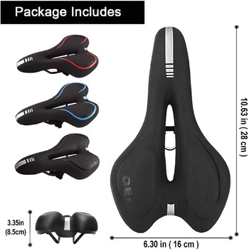 Σέλα ποδηλάτου MTB Mountain Road Bike Seat Άνετο μαξιλάρι ποδηλασίας Σέλα άσκησης ποδηλάτου για άνδρες και γυναίκες