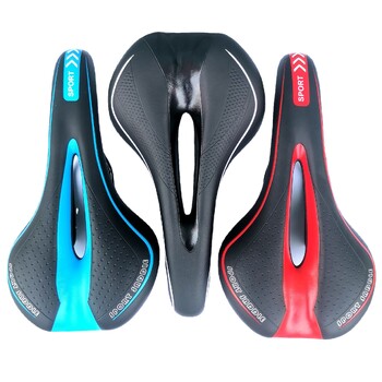 Σέλα ποδηλάτου MTB Mountain Road Bike Seat Άνετο μαξιλάρι ποδηλασίας Σέλα άσκησης ποδηλάτου για άνδρες και γυναίκες