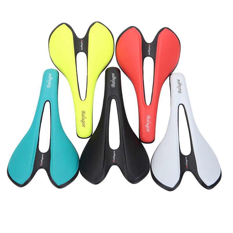 Jalgratta sadul MTB Mountain Road Bike Seat PU nahast geeliga täidetud rattapadi Mugav põrutuskindel jalgratta sadul