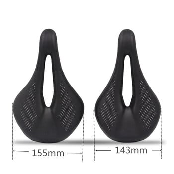 2022 Νέο No logo Full Carbon Saddle MTB/Road Bike Saddle Seat Super Light Leather Carbon Cushions 150g