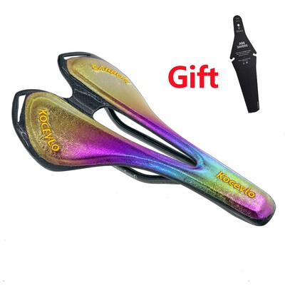 2022 m. Nauja, be logotipo, visiškai anglies dviračio balnelis MTB/pleninio dviračio balno sėdynė itin lengvos odinės anglies pagalvėlės 150g