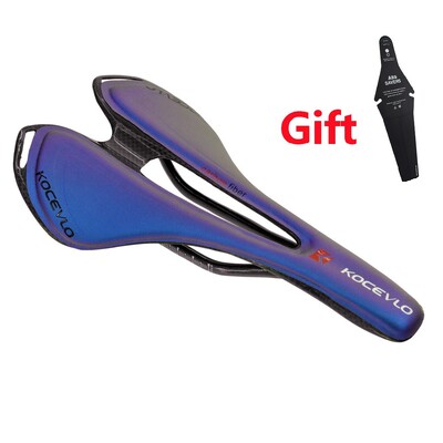 2022 m. Nauja, be logotipo, visiškai anglies dviračio balnelis MTB/pleninio dviračio balno sėdynė itin lengvos odinės anglies pagalvėlės 150g