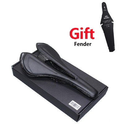 2022 m. Nauja, be logotipo, visiškai anglies dviračio balnelis MTB/pleninio dviračio balno sėdynė itin lengvos odinės anglies pagalvėlės 150g