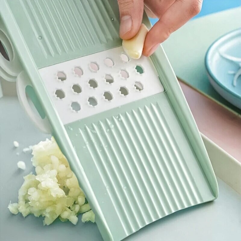 5 viename Bulvių pjaustymo mašina Smulkintuvas daržovių smulkintuvas Namų virtuvė Daugiafunkcis ridikėlių grandiklis grubus oblius