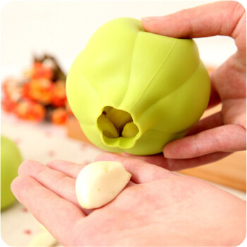 Creative Food Grade Silicone Garlic Peeler Garlic Press Super Soft Arlic Peeler Αξεσουάρ κουζίνας σπιτιού