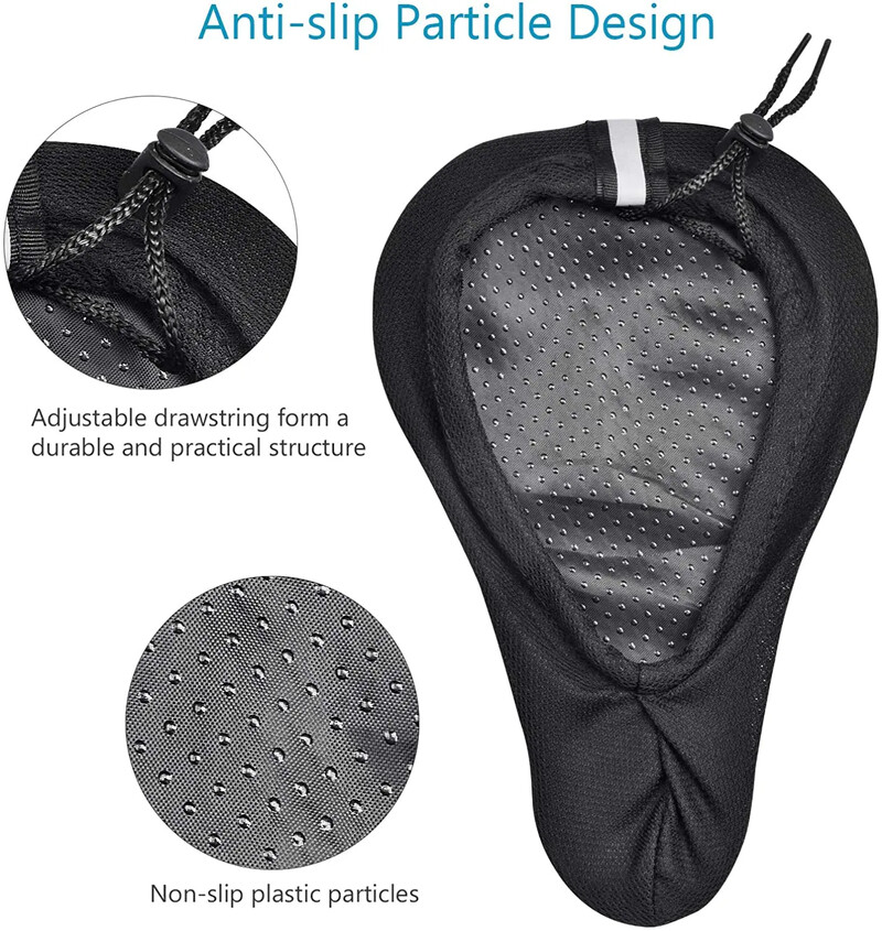 X-TIGER dviračio balnelio užvalkalas dviračio pastorintas minkštas dviračio sėdynės kilimėlis 3D kempinės polimeras, smūgiams atsparus dviračio balnelio užvalkalas