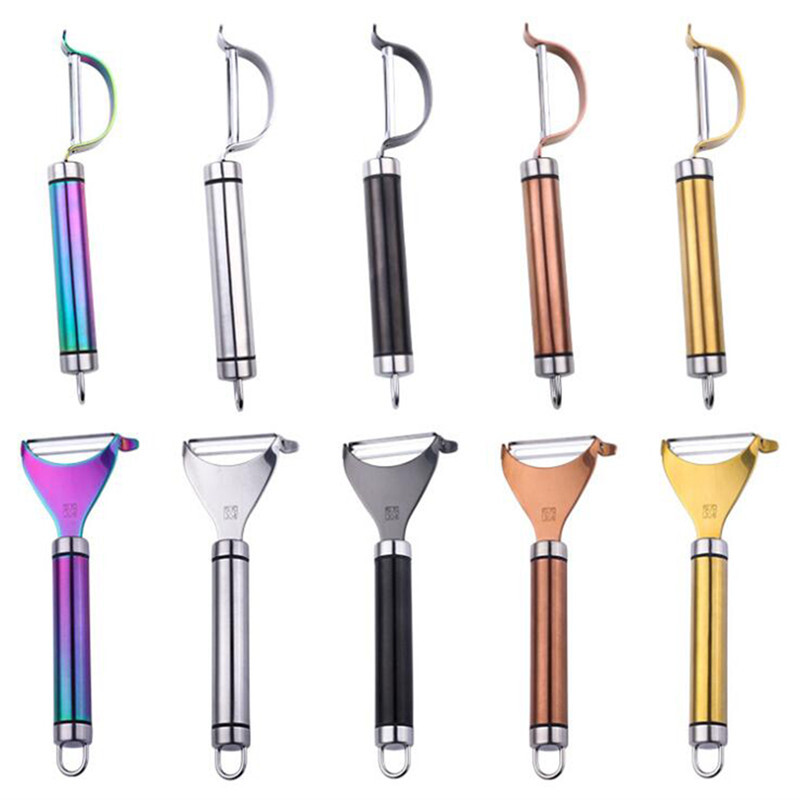 Nerūdijančio plieno bulvių skustukas Agurkų morkų skutimo peilis Daržovės Vaisių skustukas grandiklis Obliavimo staklės Daugiafunkcis lupimo įrankis