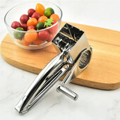 Roostevabast terasest juustuhöövel Käsiloksutusega pöörlev juustuhöövel Eemaldatav ja pestav juustuhöövel Köögitarvikud Hakkija