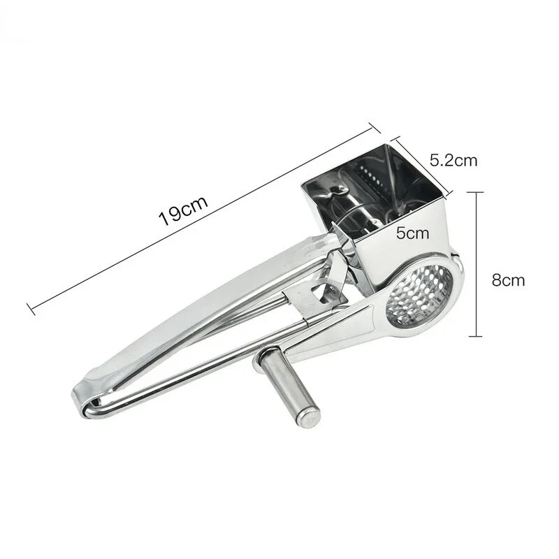 Roostevabast terasest juustuhöövel Käsiloksutusega pöörlev juustuhöövel Eemaldatav ja pestav juustuhöövel Köögitarvikud Hakkija