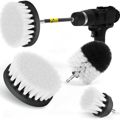 3 τμχ Σετ Power Scrubber Brush For Brush Drill Scrubber Brush for Cleaning Cordless Drill Attachment Kit Power Scrub Brush