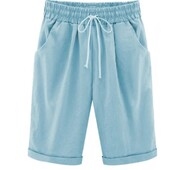 Γυναικείο καλοκαιρινό σορτς με κορδόνια περίσφιξης casual σορτς υπαίθριο χαλαρό παντελόνι παραλίας γυναικείο σορτς με ελαστική ζώνη που αναπνέει