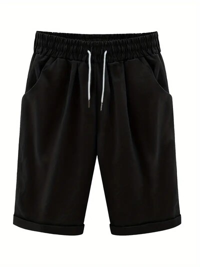 Γυναικείο καλοκαιρινό σορτς με κορδόνια περίσφιξης casual σορτς υπαίθριο χαλαρό παντελόνι παραλίας γυναικείο σορτς με ελαστική ζώνη που αναπνέει