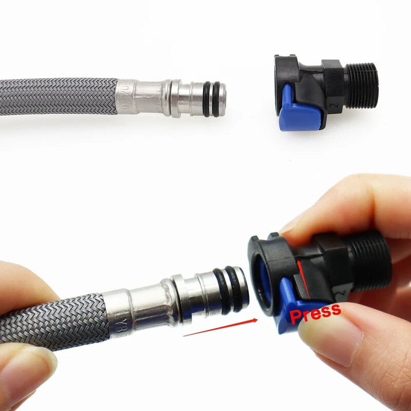 180/300cm F1/2 M15*1 Zamjensko crijevo za slavinu Brzo spojno crijevo za izvlačenje Najlonska cijev za crijevo Sivi/crni tuš Kuhinjski dodaci