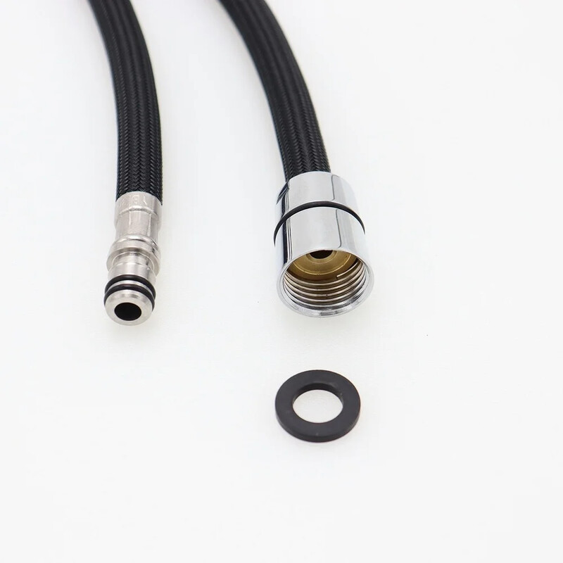 180/300cm F1/2 M15*1 Zamjensko crijevo za slavinu Brzo spojno crijevo za izvlačenje Najlonska cijev za crijevo Sivi/crni tuš Kuhinjski dodaci