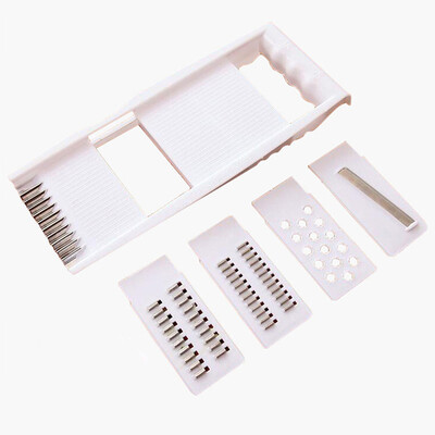 Viename nerūdijančio plieno daržovių trintuvės pjaustymo įrankis Mandoline daržovių pjaustyklė Daugiafunkcinė morkų trintuvė svogūnų pjaustyklė