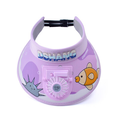 Juokinga vasaros kepurė vaikams Animacinio filmo kepurė nuo saulės su „Fan Peak Cap Beanie“ Vaikams berniukams Mergaitėms Apsauga nuo saulės Kepurės tuščiavidurės kepurės