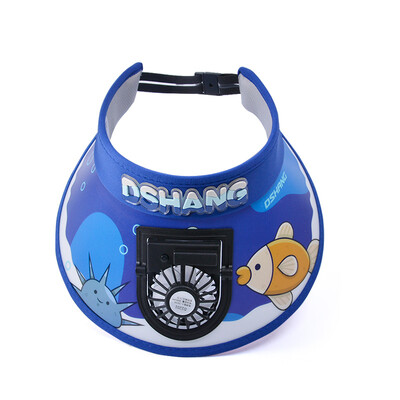 Juokinga vasaros kepurė vaikams Animacinio filmo kepurė nuo saulės su „Fan Peak Cap Beanie“ Vaikams berniukams Mergaitėms Apsauga nuo saulės Kepurės tuščiavidurės kepurės