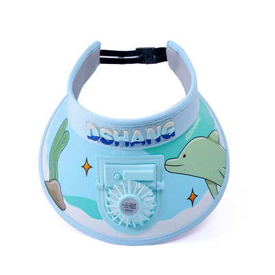 Juokinga vasaros kepurė vaikams Animacinio filmo kepurė nuo saulės su „Fan Peak Cap Beanie“ Vaikams berniukams Mergaitėms Apsauga nuo saulės Kepurės tuščiavidurės kepurės