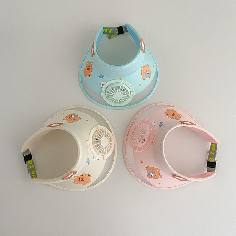 Laste jahutusventilaator Laia äärega tühi katusevisiir Tüdrukute Poistele Reguleeritav päikesemüts Suvine Õues Matka Reisivisiir