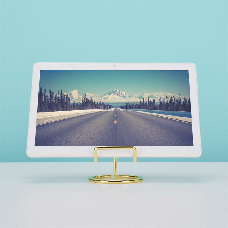 Mobiiltelefoni alus Kuldne raudplaat Lazy Stand tahvelarvuti tugiklamber Nordic fotoraami fotokaardihoidja