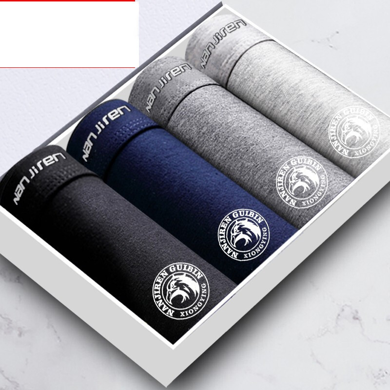 Meeste aluspesu, puhtast puuvillast meeste bokserid, puuvillast hingavad seksikad bokserid, kottis püksid poistele