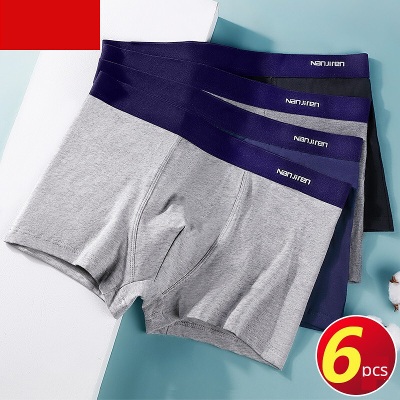 Meeste aluspesu, puhtast puuvillast meeste bokserid, puuvillast hingavad seksikad bokserid, kottis püksid poistele