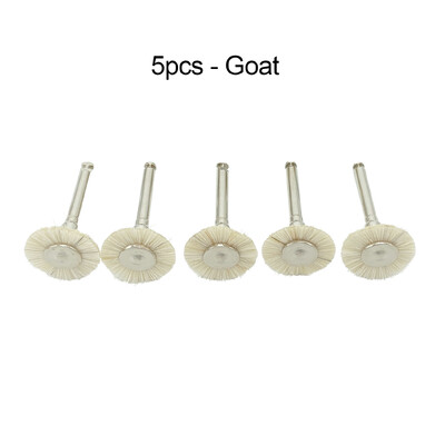 5 vnt RA kotas Dantų poliravimo šepetėlis Gręžimo Ratas Medžiagos Medvilnė Veltinys Ožkos vilna Aliuminio oksido Įrankiai Skersmuo 10mm Rankinis sukamieji įrankiai