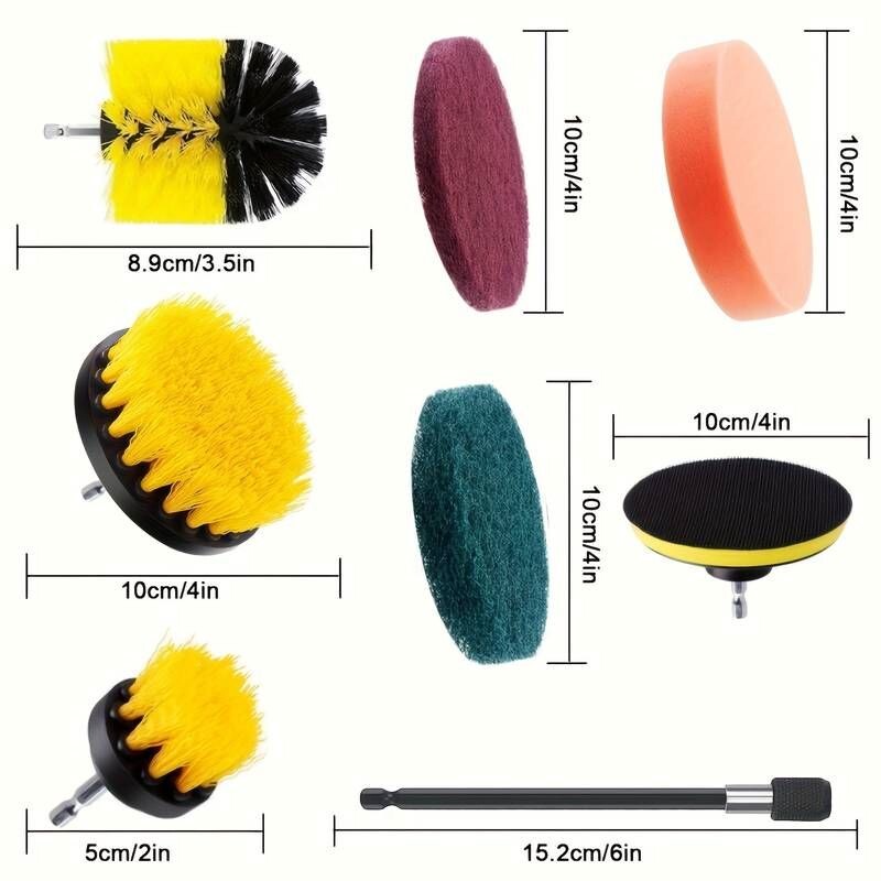 4/13 vnt diskinis šepetys, elektrinis gręžimo šepetys, valymo šepetys, poliravimo ir poliravimo rinkinio valymo reikmenys