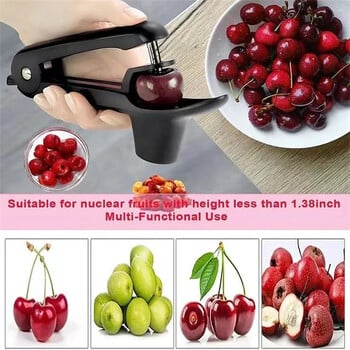 Νέο 5\'\' Cherry Fruit Kitchen Pitter Remover Olive Corer Remove Pit Tool Seed Gadge Εργαλεία για φρούτα και λαχανικά Cherry Pitter