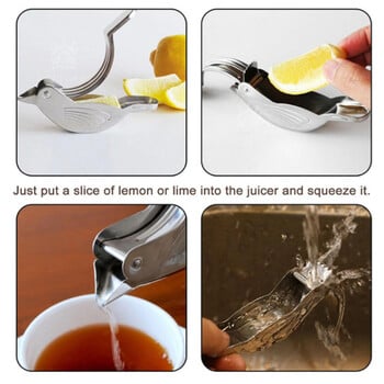 304 από ανοξείδωτο χάλυβα Creative Bird Lemon Squeezers Αποχυμωτής Οικιακός Εγχυτής τσαγιού λεμονιού Κουζίνα Gadget Φρούτα λαχανικά