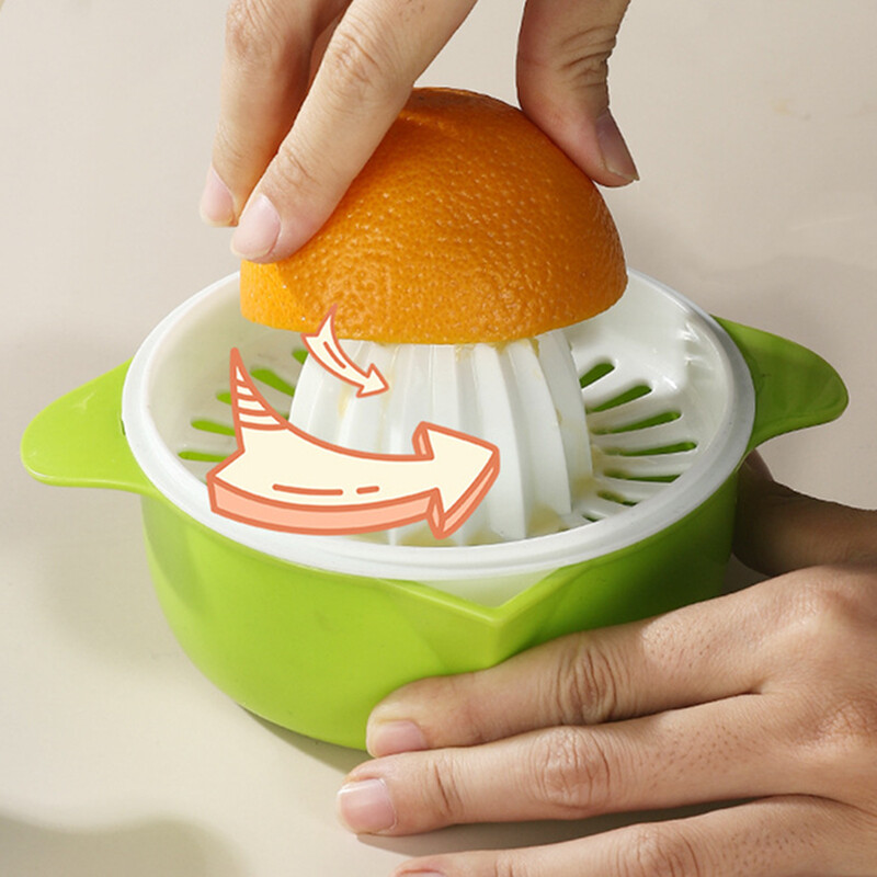Didelės talpos citrinų sulčiaspaudės plastikinės apelsinų spaudyklės nešiojamos sulčiaspaudės šviežių sulčių vaisių rankinis virtuvės nauji priedai