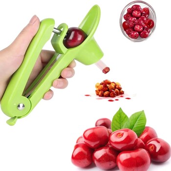 7,8 ιντσών Cherry Fruit Kitchen Pitter Remover Olive Core Corer Remove Pit Tool Seed Gadget Stoner αξεσουάρ κουζίνας