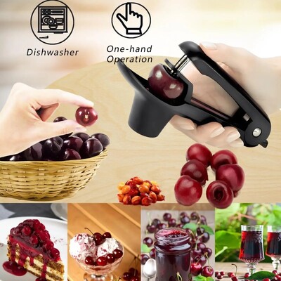 7,8 ιντσών Cherry Fruit Kitchen Pitter Remover Olive Core Corer Remove Pit Tool Seed Gadget Stoner αξεσουάρ κουζίνας