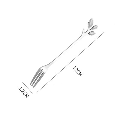 2 viename arbūzo šakutė vaisių pjaustyklė Antikorozinis nerūdijančio plieno melionų kaušeliai Skirstyklė Salotų peilis Virtuvės daržovių įrankiai