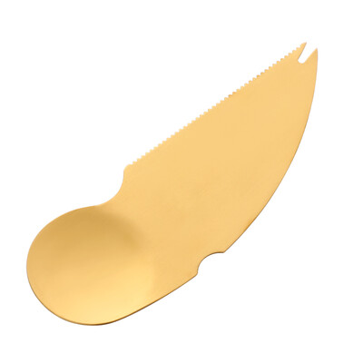 Koorija tsitrusviljade eemaldaja roostevabast terasest viilutuslõikur Lihtne puuviljaavaja Köögi nutikas vidin apelsini, avokaado ja meloni kulbide jaoks