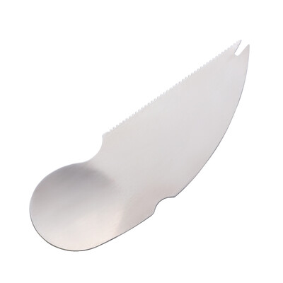 Koorija tsitrusviljade eemaldaja roostevabast terasest viilutuslõikur Lihtne puuviljaavaja Köögi nutikas vidin apelsini, avokaado ja meloni kulbide jaoks