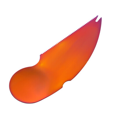 Koorija tsitrusviljade eemaldaja roostevabast terasest viilutuslõikur Lihtne puuviljaavaja Köögi nutikas vidin apelsini, avokaado ja meloni kulbide jaoks