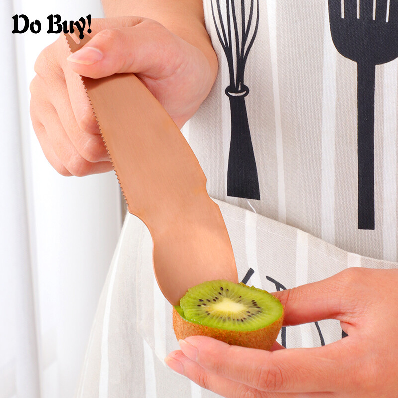 Koorija tsitrusviljade eemaldaja roostevabast terasest viilutuslõikur Lihtne puuviljaavaja Köögi nutikas vidin apelsini, avokaado ja meloni kulbide jaoks