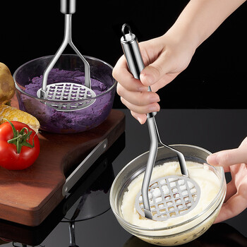 Κουζίνα Gadget Creative Mud Press Masher Puree Juice Maker Ανοξείδωτος ατσάλι Θραυστήρας πατάτας ωστήρας φρούτων Εργαλεία Cocina Cozinha