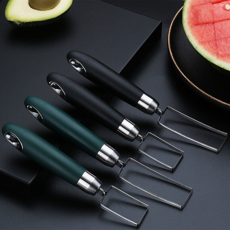 Naujas arbūzų pjaustymo artefaktas Naujas vaisių daliklis Arbūzų pjaustymo kubeliais įrankiai