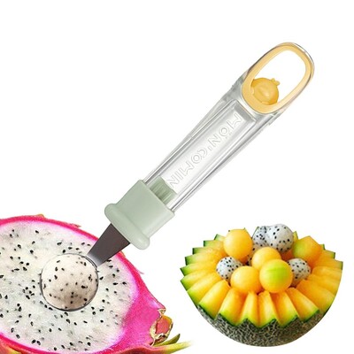 Daugiafunkcis vaisių drožybos peilis Arbūzas Baller Ledai Kasti Kamuolys Šaukštas Balleriai Virtuvė „Pasidaryk pats“ šalti indai Įrankiai Įtaisai