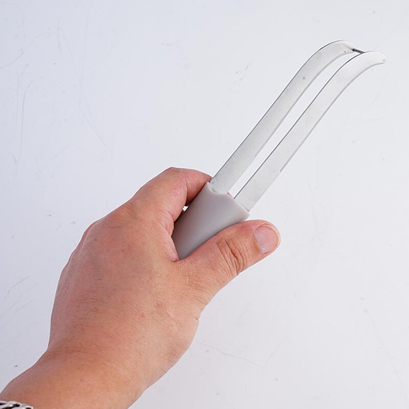 Nerūdijančio plieno arbūzų pjaustytuvų rinkinys – 3 viename vaisių drožimo peilis, meliono šakutė ir pjaustymo įrankis, skirtas stovyklavimo virtuvės reikmenims