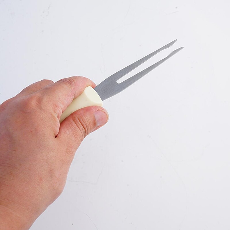 Nerūdijančio plieno arbūzų pjaustytuvų rinkinys – 3 viename vaisių drožimo peilis, meliono šakutė ir pjaustymo įrankis, skirtas stovyklavimo virtuvės reikmenims