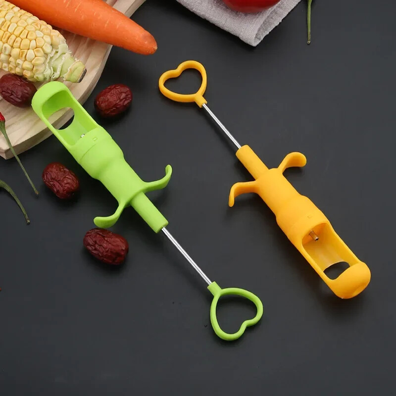 Vyšnių alyvuogių vaisių šerdis Raudonos datulės Jujube kauliukų šalinimo priemonė, sėklų išstūmimo priemonė Daržovių įrankiai Virtuvės prietaisai