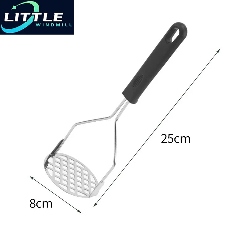 Nerūdijančio plieno bulvių grūstuvas trintuvas rankinis bulvių smulkintuvas Vaisių daržovių slėginis purvas Bulvių spaudimo įrankiai Virtuvės prietaisai