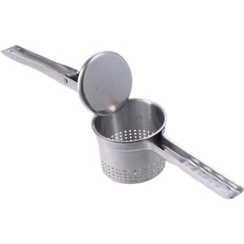 1 τεμ. Potato Masher από ανοξείδωτο χάλυβα Potato Ricer με εργονομική λαβή Heavy Duty Fruit Vegetable Press Hand Held Noodle Maker